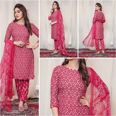 ANAND Crepe Printed Salwar Suit Material