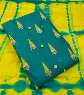 Ishika Creation Cotton Blend Printed Kurta & Churidar Material