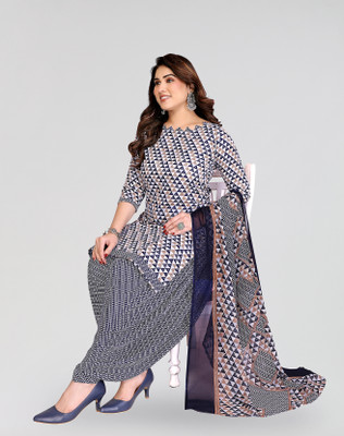 ANIRAV Crepe Printed Salwar Suit Material