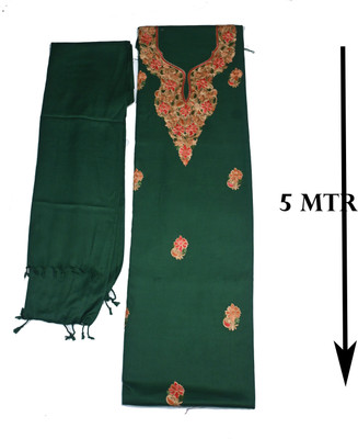 Vrinde Wool Embroidered Salwar Suit Material