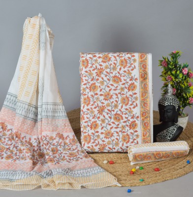 RIGDOM Pure Cotton Floral Print, Printed Salwar Suit Material