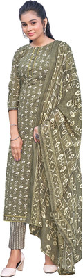 DRAVINAM Trends Pure Cotton Printed Salwar Suit Material