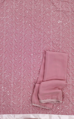 iMNC Georgette Embroidered Salwar Suit Material