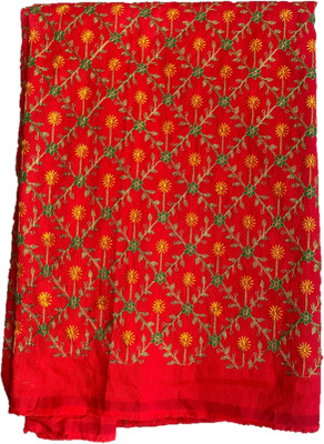 HouseOfCommon Silk Blend Embroidered Blouse Material