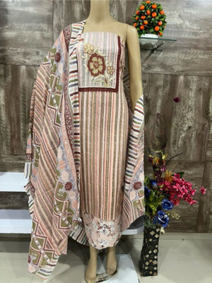 Menaa Pure Cotton Self Design Salwar Suit Material