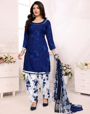The Yashika Crepe Printed Salwar Suit Material