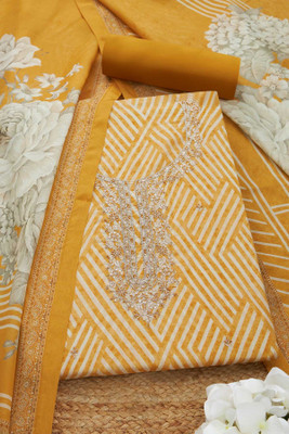 soch Organza Geometric Print Salwar Suit Material