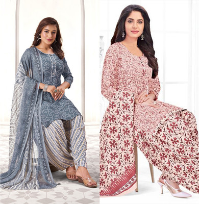 SEWDHAGA Crepe Self Design Salwar Suit Material