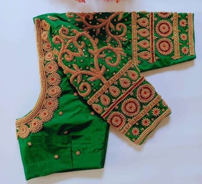 Nazima Art Silk Embroidered Blouse Material