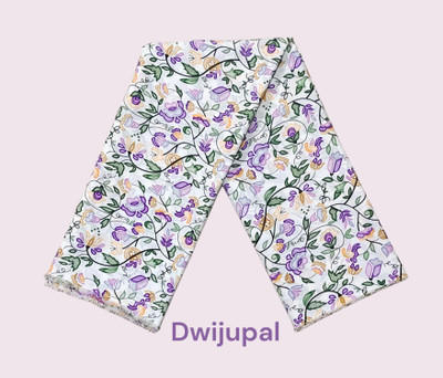 Dwijupal Crepe Printed Multipurpose Running Fabric