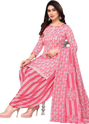 Rajnandini Cotton Blend Printed Salwar Suit Material