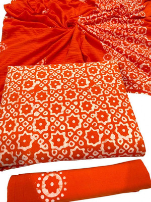 Aqsha batik Pure Cotton Printed Salwar Suit Material