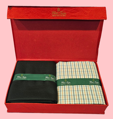 Reid & Taylor Cotton Blend Checkered Shirt & Trouser Fabric