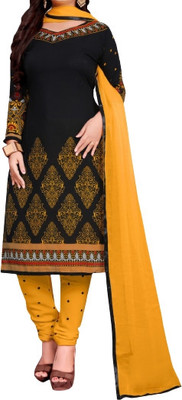 RIGDOM Crepe Printed Salwar Suit Material