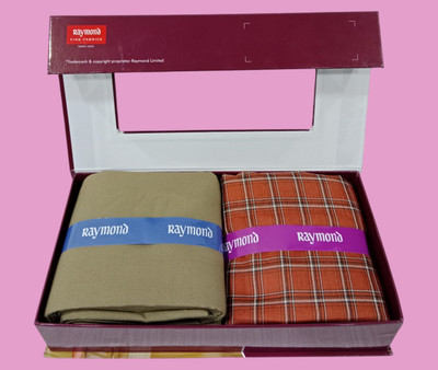 Raymond Viscose Rayon Checkered, Printed Shirt & Trouser Fabric