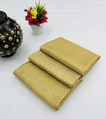 vriti fashion Silk Blend Solid Blouse Material