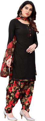 ALISENTERPRISES Crepe Printed Salwar Suit Material