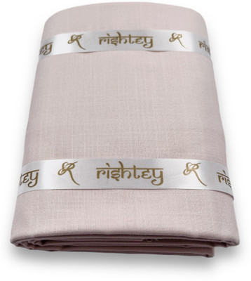 RSIHTEY Cotton Blend Solid Shirt Fabric