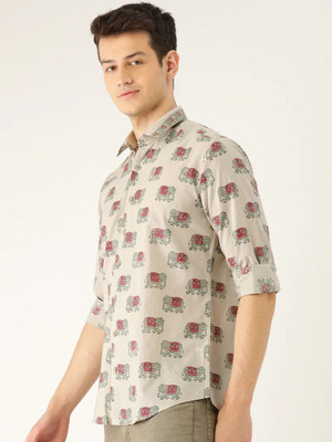 WELE DERBIES Polyester Printed Shirt Fabric