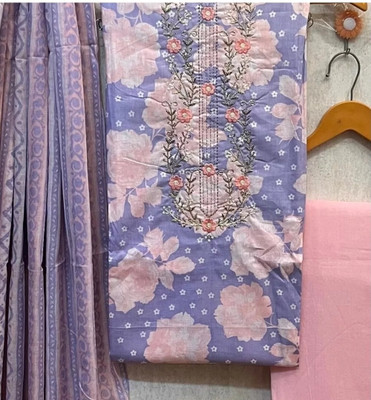 GC80 BY GAURI COLLECTION Pure Cotton Printed, Self Design Salwar Suit Material