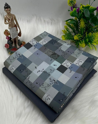 FabCraft Collection Cotton Blend Graphic Print Shirt & Trouser Fabric