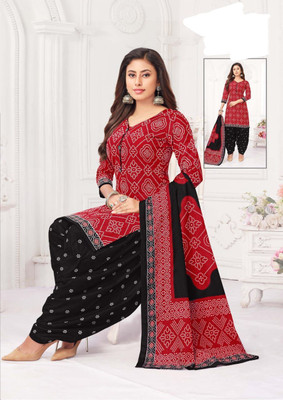 HouseOfCommon Crepe Printed Salwar Suit Material