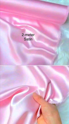 ORIENTDRESS Satin Solid Multipurpose Running Fabric