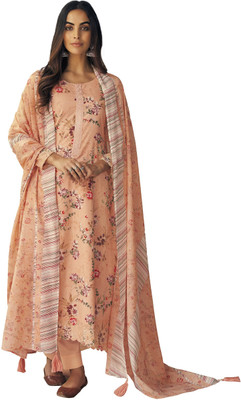 DRAVINAM Trends Pure Cotton Printed Salwar Suit Material