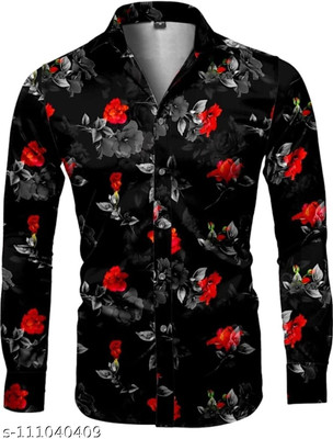 GRIFEZ Polyester Printed Shirt Fabric