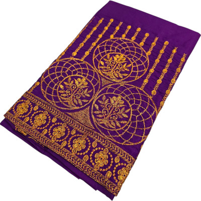 Mali Silk Blend Embellished Blouse Material