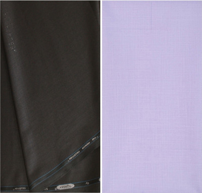 KUNDAN SULZ GWALIOR Polycotton Self Design Shirt & Trouser Fabric