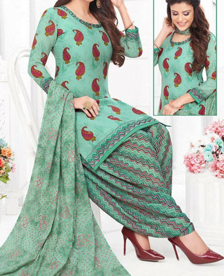 MORLY Crepe Paisley Salwar Suit Material