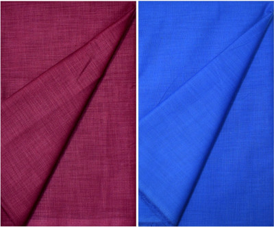 KUNDAN SULZ GWALIOR Cotton Blend Self Design Shirt Fabric