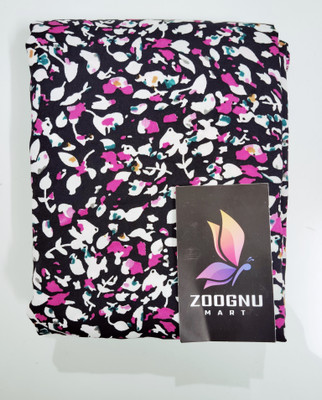 Zoognu Crepe Floral Print Kurta & Patiyala Material