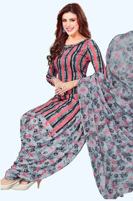 djn creation Crepe Paisley Salwar Suit Material
