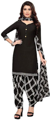Vijay Deep Silk Mill Crepe Printed Salwar Suit Material