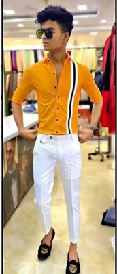 WELE DERBIES Cotton Linen Printed Shirt & Trouser Fabric