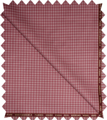 Raymond Wool Checkered Trouser Fabric