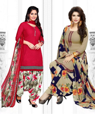 Priyashi Crepe Printed Salwar Suit Material