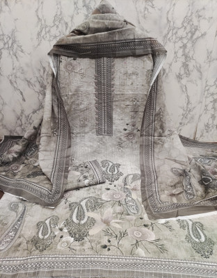 INITHI Muslin Printed Kurta & Palazzo Material