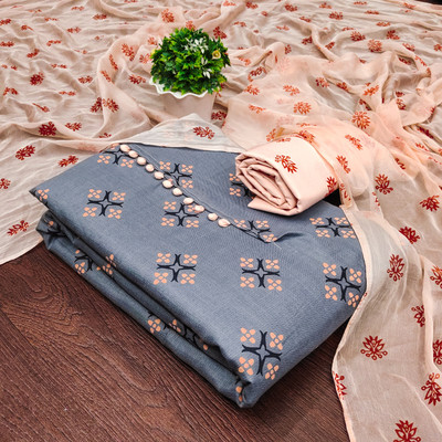 ShopGlobal Pure Cotton Printed Salwar Suit Material