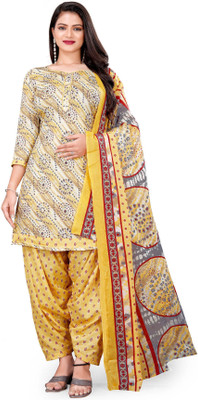 Rajnandini Cotton Blend Printed Salwar Suit Material