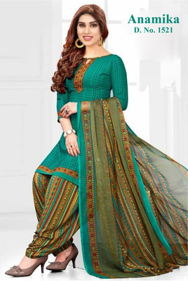 S kay silk mills Crepe Self Design Salwar Suit Material