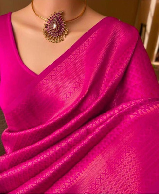 LIMVRUX Cotton Silk Self Design Blouse Material