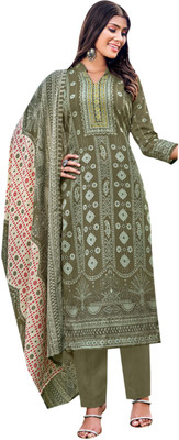 ShEmpire Gurgaon Wool Printed Salwar Suit Material