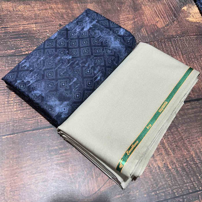 Raymond Cotton Blend Printed Shirt & Trouser Fabric