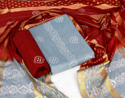 EXONIC Cotton Blend Printed Salwar Suit Material