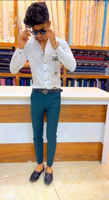 khodiyarfshion Polycotton Solid Shirt & Trouser Fabric