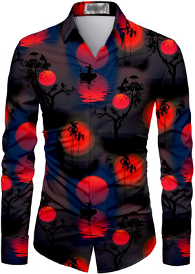 R K ENTERPRISE Polycotton Self Design, Printed, Colorblock Shirt Fabric