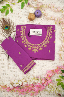 Shree Creation Art Silk Embellished Blouse Material